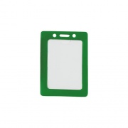 Brady People ID Data/credit Card, Green Frame Vinyl Badg (1820-3004)