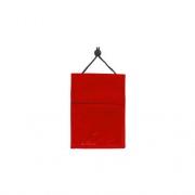 Brady People ID Red, 3-pocket Credential Wallet Holder W (1860-2506)