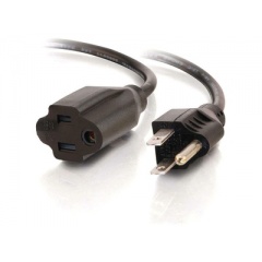 C2G 8ft Power Extension Cord(5-15r To 5-15p) (29932)