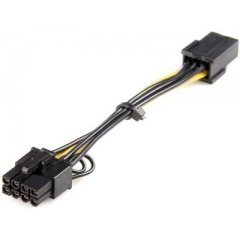 Startech.Com Pcie 6 Pin To 8 Pin Power Adapter Cable (PCIEX68ADAP)