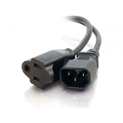 C2G 2ft Power Adapter Cable (5-15r To C14) (29935)