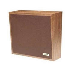 Valcom One-way, Amplified Wall Speaker, Woodgr (V-1023C)