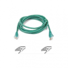 Belkin Components 5ft Cat6 Snagless Patch Cable Green (A3L980-05-GRN-S)