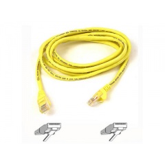 Belkin Components Cat6 Patch Cable Rj45m/rj45m 1ft Yellow (A3L980-01-YLW-S)