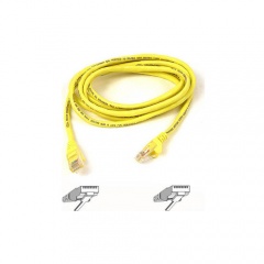 Belkin Components Cat6 Patch Cable Rj45m/rj45m 10ft Yellow (A3L980-10-YLW-S)