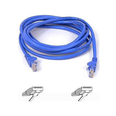 Belkin Components Cat6 Patch Cable Rj45m/rj45m 15ft Blue (A3L980-15-BLU-S)