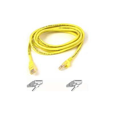 Belkin Components Cat6 Snagless Patch Cable Yellow (A3L980-20-YLW-S)