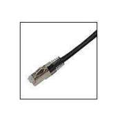 Weltron 10ft Black Booted Cat6a Stp Patch Cable (90-C6ABS-10BK)