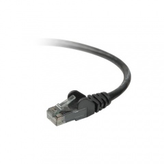 Belkin Components Cat6 Patch Cable Rj45m/rj45m 30ft Black (A3L980-30-BLK-S)