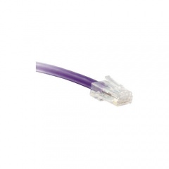 Enet Solutions Cat5e Purple 50ft No Boot Patch Cable (C5E-PR-NB-50-ENC)
