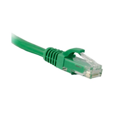 Enet Solutions Cat5e Green 7ft Molded Boot Patch Cbl (C5E-GN-7-ENC)