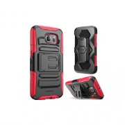 I Blason Galaxy S6 Holster Case - Red (S6-PRIME-RED)