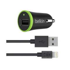 Belkin Components Single Micro Car Charger,5v,2.4a,w/4 (F8J121BT04-BLK)