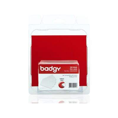 Evolis Badgy 20 Mil Thin Cards Warranty (CBGC0020W)