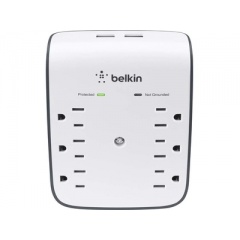Belkin Components Surge,prt,6ot,wm,900j,$25k, 2.1amp,usb (BSV602TT)