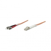 Intellinet 3m 10ft Lc/st Multi Mode Fiber Cable (471329)
