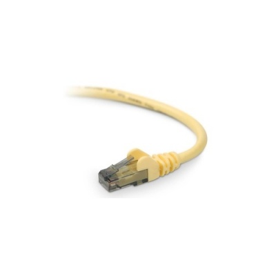 Belkin Components Cable,cat6,utp,rj45m/m,9 ,ylw,patch (A3L980-09-YLW)