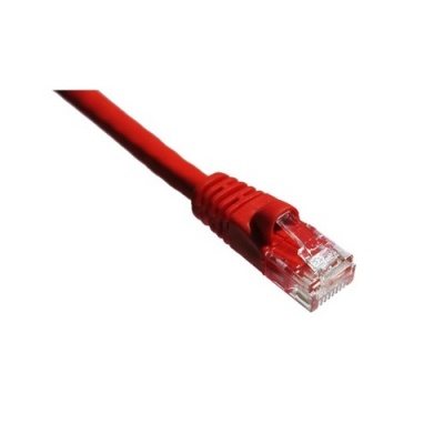 Axiom 6ft Cat5e Cable W/boot (red) (C5EMB-R6-AX)