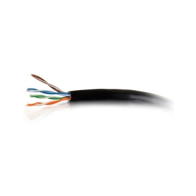 C2G 1000ft Cat6 Bulk Solid Plenum Black Taa (56023)