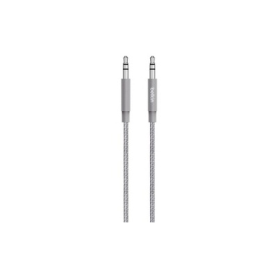 Belkin Components Mixit Metallic Aux Cable Grey 4 (AV10164BT04-GRY)