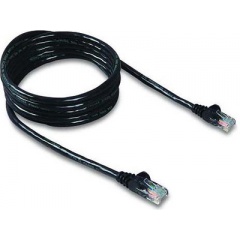 Belkin Components Cat6 Patch Cable Rj45m/rj45m 20ft Black (A3L980-20-BLK-S)