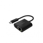 Belkin Components Usb-c To Ethernet + Charge Adapter (INC001BK-BL)