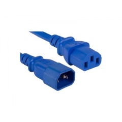 Enet Solutions C13 To C14 3ft Blue Pwr Extension Cord (C13C14-BL-3F-ENC)