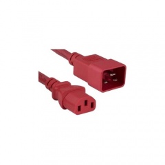 Enet Solutions C13 To C20 3ft Red Power Cord (C13C20-RD-3F-ENC)