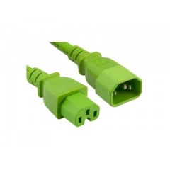 Enet Solutions C14 To C15 10ft Green Pwr Extension Cord (C14C15-GN-10F-ENC)