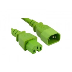 Enet Solutions C14 To C15 2ft Green Pwr Extension Cord (C14C15-GN-2F-ENC)