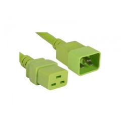 Enet Solutions C19 To C20 10ft Green Power Cord (C19C20-GN-10F-ENC)
