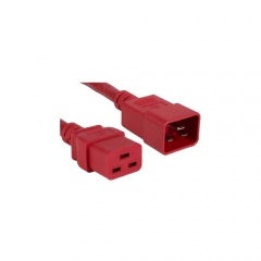 Enet Solutions C19 To C20 8ft Red Power Cord (C19C20-RD-8F-ENC)