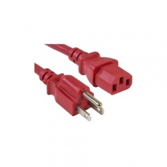 Enet Solutions 5-15p To C13 3ft Red Power Cord (N515-C13-RD-3F-ENC)