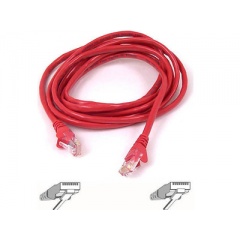 Belkin Components 15ft Cat6 Snagless Patch Cable Red (A3L980-15-RED-S)