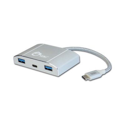 SIIG Usb C To 4 Port Usb 3.0 Hub With Pd Char (JU-H30C11-S1)