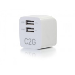 C2G Ac To 2-port Usb Adapter (22322)