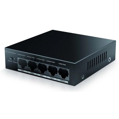 Amcrest Industries Amcrest 5-port Poe+ Switch With 4-ports (AMPS5E4P-AT-58)