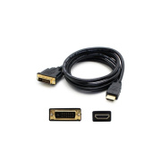 Add-On 6ft Hdmi/dvi-d M/m Black Adapter Cable (HDMI2DVIDS6F)