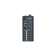 B+B Smartworx 8fe + 2g Combo Managed Switch W/wide Tem (EKI-7710E-2CI-AE)