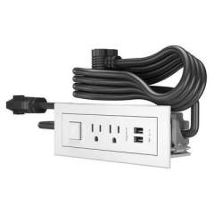 C2G Wm Rfpc Switch 2 Outlet 2 Usb White (16361)