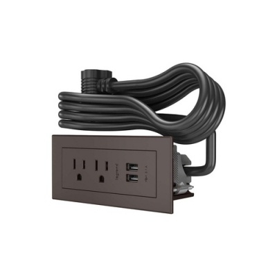 C2G Wiremold Rfpc 2 Outlet 2 Usb Brown (16365)