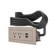 C2G Wiremold Rfpc 2 Outlet 2 Usb Nickel (16367)