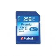 Verbatim Americas 256gb Sd Card, Uhs-i V10 U1 Class 10 (99828)