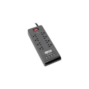 Tripp Lite Surge Protector 8-outlets 4 Usb 6ft Cord (TLP864USBB)