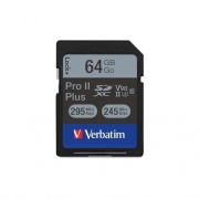 Verbatim Americas 64gb Pro Ii Plus 1900x Sdxc Memory Card (99166)