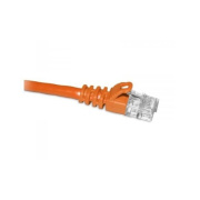 Enet Solutions Cat6a Cord Booted Snagless 25ft Orange (C6A-OR-25-ENC)