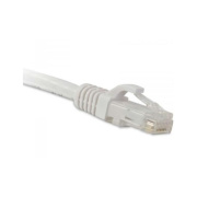 Enet Solutions Cat6a Cord Booted Snagless 50ft White (C6A-WH-50-ENC)