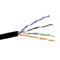 Belkin Components Cat5e Bulk Solid Cable Ft Black (A7L504-1000-BLK)
