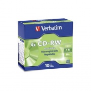 Verbatim Disc, Cd-r/w 80 Min, Branded Surface (95170)