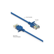 Micropac Technologies 30ft Cat6a Utp Senb Cable 28awg Blue (C6A-SL-30-BLB)